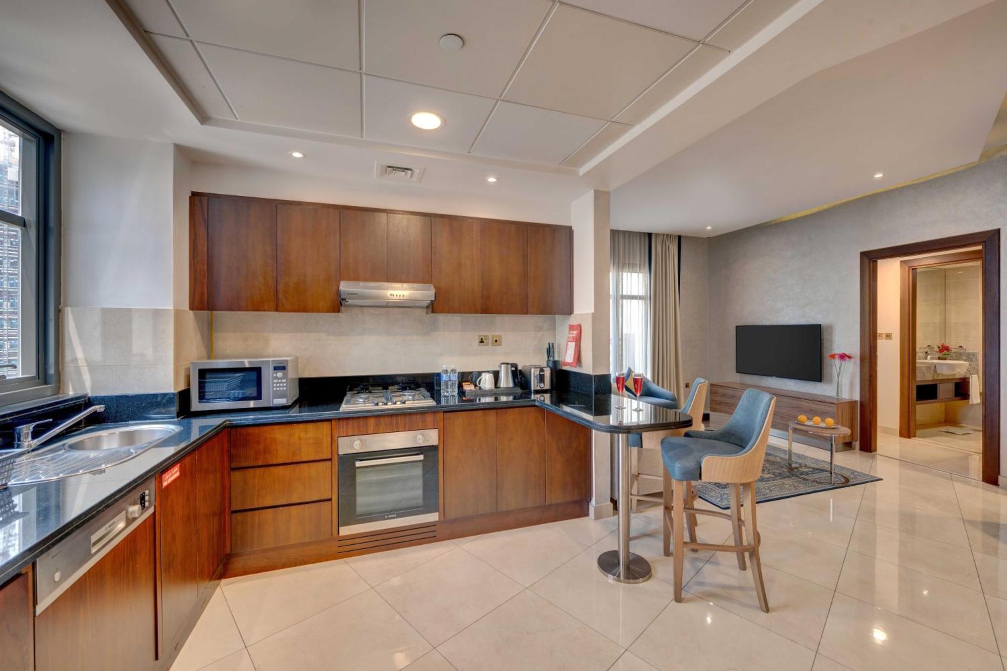 Suha Park Hotel Apartments, Waterfront Jaddaf Dubaj Pokoj fotografie