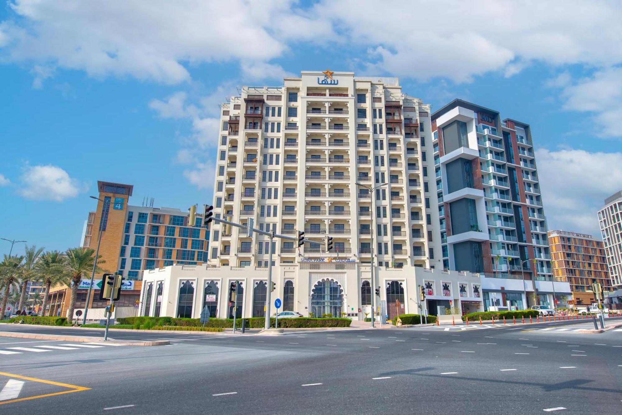 Suha Park Hotel Apartments, Waterfront Jaddaf Dubaj Exteriér fotografie