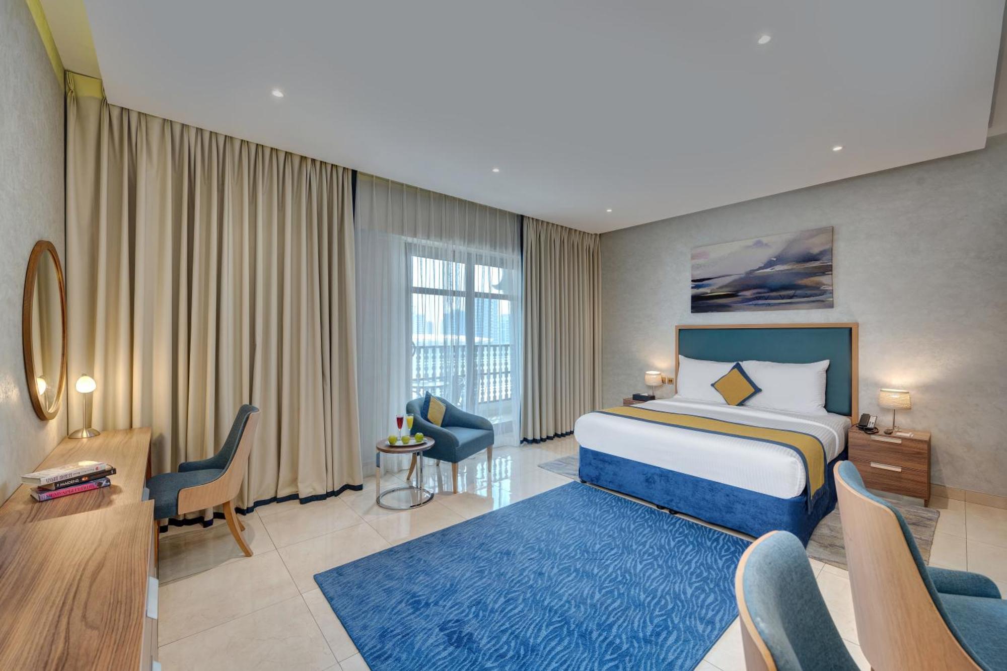 Suha Park Hotel Apartments, Waterfront Jaddaf Dubaj Pokoj fotografie